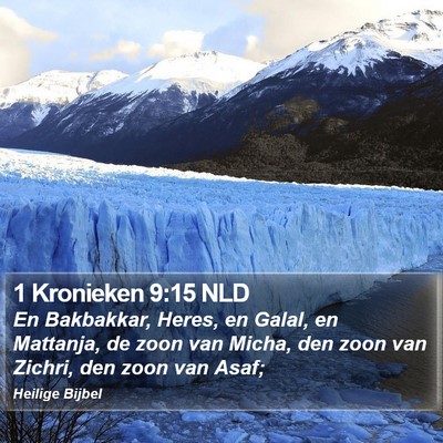 1 Kronieken 9:15 NLD Bible Verse Image