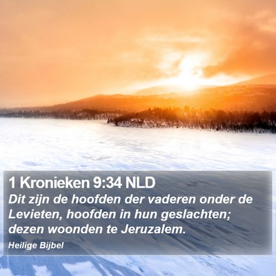 1 Kronieken 9:34 NLD Bible Verse Image