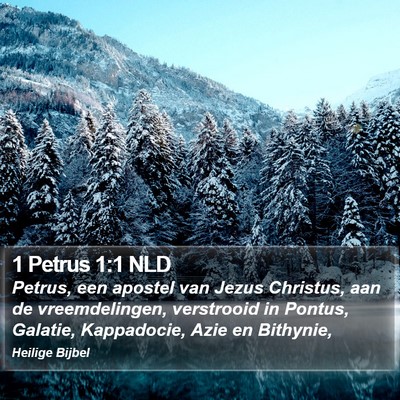 1 Petrus 1:1 NLD Bible Verse Image