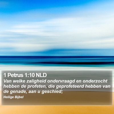 1 Petrus 1:10 NLD Bible Verse Image