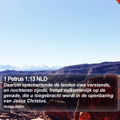 1 Petrus 1:13 NLD Bible Verse Image
