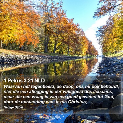 1 Petrus 3:21 NLD Bible Verse Image