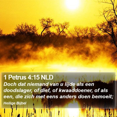 1 Petrus 4:15 NLD Bible Verse Image