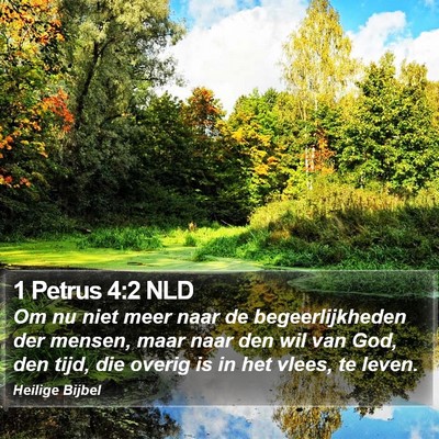 1 Petrus 4:2 NLD Bible Verse Image
