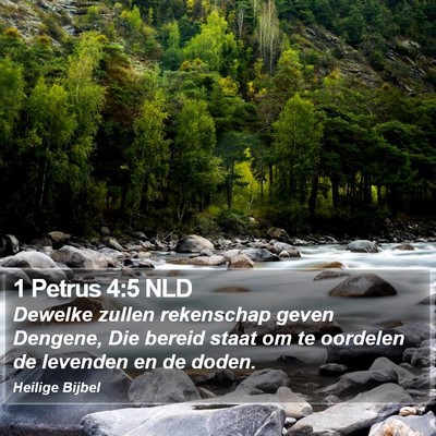1 Petrus 4:5 NLD Bible Verse Image