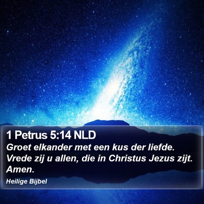 1 Petrus 5:14 NLD Bible Verse Image