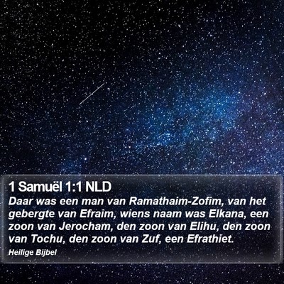 1 Samuël 1:1 NLD Bible Verse Image