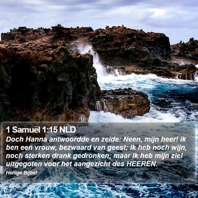1 Samuël 1:15 NLD Bible Verse Image