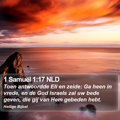 1 Samuël 1:17 NLD Bible Verse Image