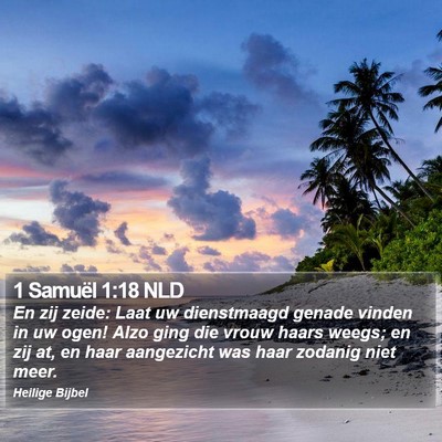 1 Samuël 1:18 NLD Bible Verse Image