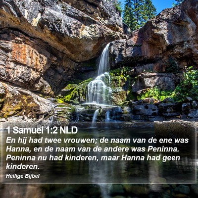 1 Samuël 1:2 NLD Bible Verse Image