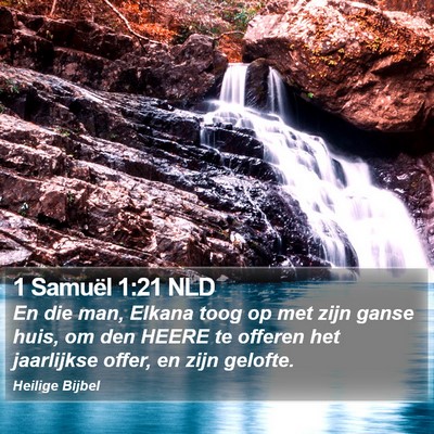 1 Samuël 1:21 NLD Bible Verse Image