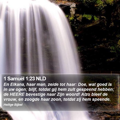 1 Samuël 1:23 NLD Bible Verse Image