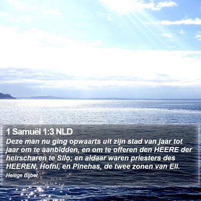 1 Samuël 1:3 NLD Bible Verse Image