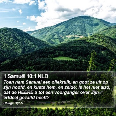 1 Samuël 10:1 NLD Bible Verse Image