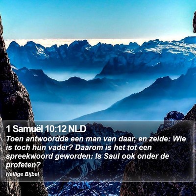 1 Samuël 10:12 NLD Bible Verse Image