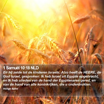 1 Samuël 10:18 NLD Bible Verse Image