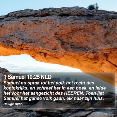 1 Samuël 10:25 NLD Bible Verse Image