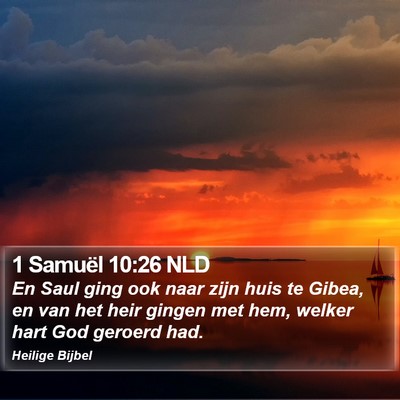 1 Samuël 10:26 NLD Bible Verse Image