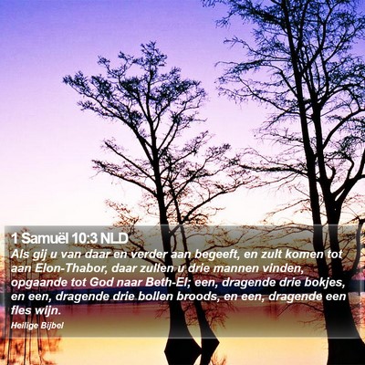 1 Samuël 10:3 NLD Bible Verse Image