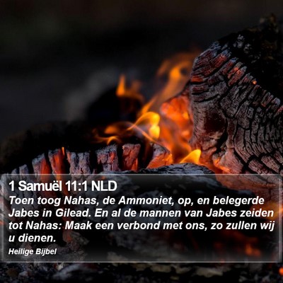 1 Samuël 11:1 NLD Bible Verse Image
