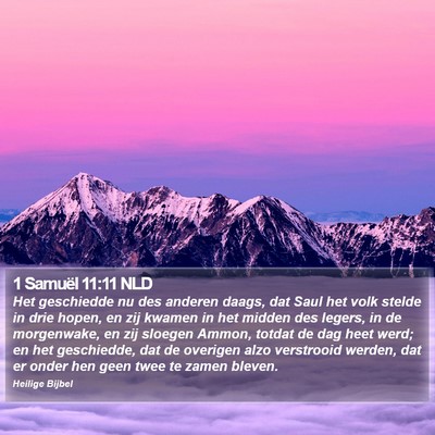 1 Samuël 11:11 NLD Bible Verse Image