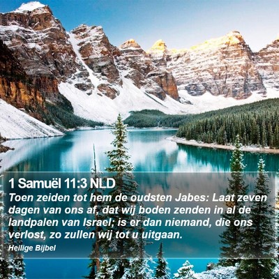 1 Samuël 11:3 NLD Bible Verse Image