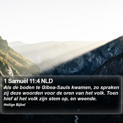 1 Samuël 11:4 NLD Bible Verse Image