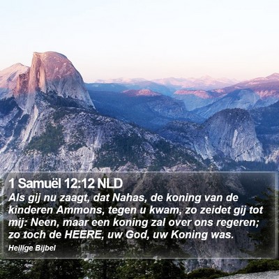 1 Samuël 12:12 NLD Bible Verse Image
