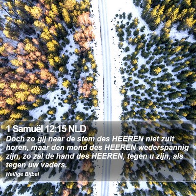 1 Samuël 12:15 NLD Bible Verse Image