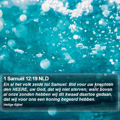 1 Samuël 12:19 NLD Bible Verse Image