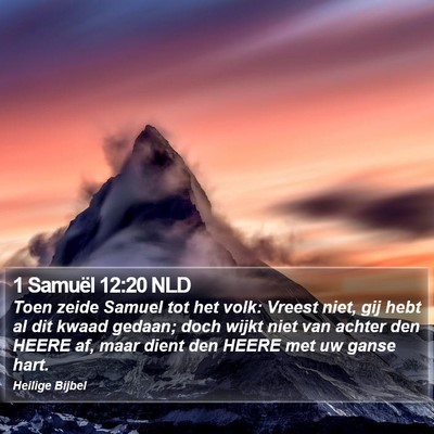 1 Samuël 12:20 NLD Bible Verse Image