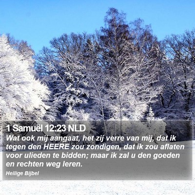 1 Samuël 12:23 NLD Bible Verse Image
