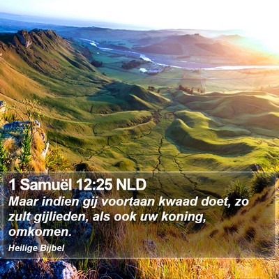 1 Samuël 12:25 NLD Bible Verse Image