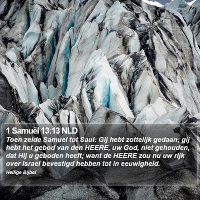 1 Samuël 13:13 NLD Bible Verse Image