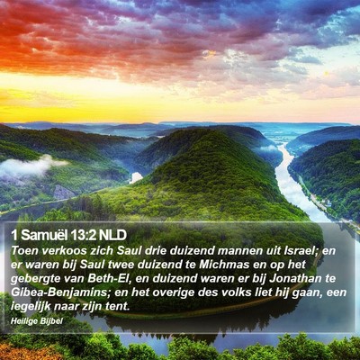 1 Samuël 13:2 NLD Bible Verse Image