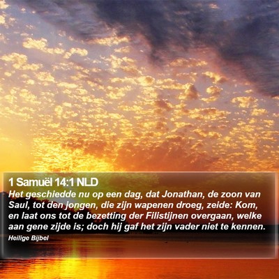 1 Samuël 14:1 NLD Bible Verse Image