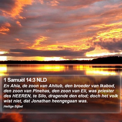 1 Samuël 14:3 NLD Bible Verse Image