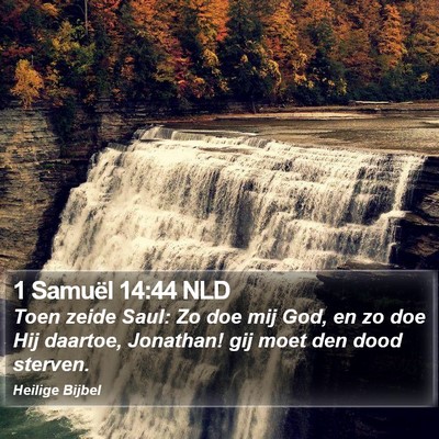 1 Samuël 14:44 NLD Bible Verse Image