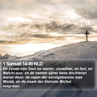 1 Samuël 14:49 NLD Bible Verse Image