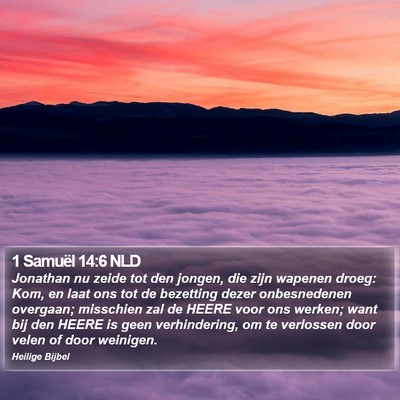 1 Samuël 14:6 NLD Bible Verse Image