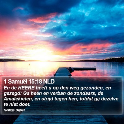 1 Samuël 15:18 NLD Bible Verse Image