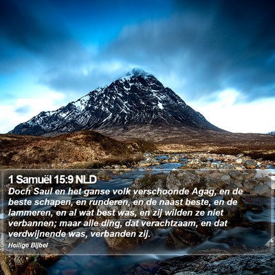 1 Samuël 15:9 NLD Bible Verse Image