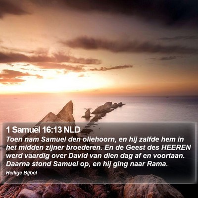1 Samuël 16:13 NLD Bible Verse Image