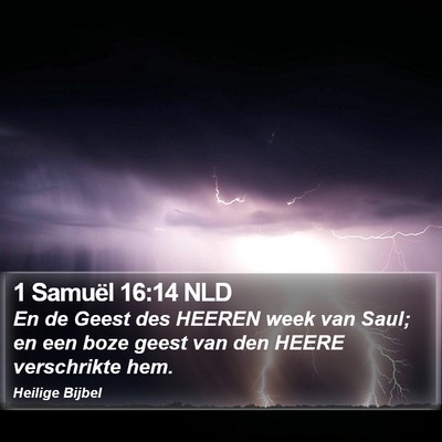 1 Samuël 16:14 NLD Bible Verse Image