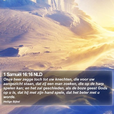 1 Samuël 16:16 NLD Bible Verse Image