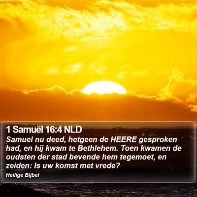 1 Samuël 16:4 NLD Bible Verse Image