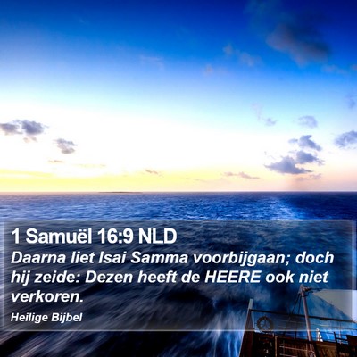 1 Samuël 16:9 NLD Bible Verse Image