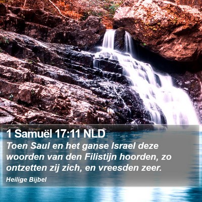 1 Samuël 17:11 NLD Bible Verse Image