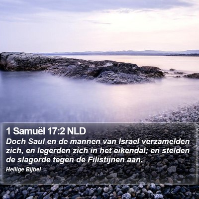 1 Samuël 17:2 NLD Bible Verse Image